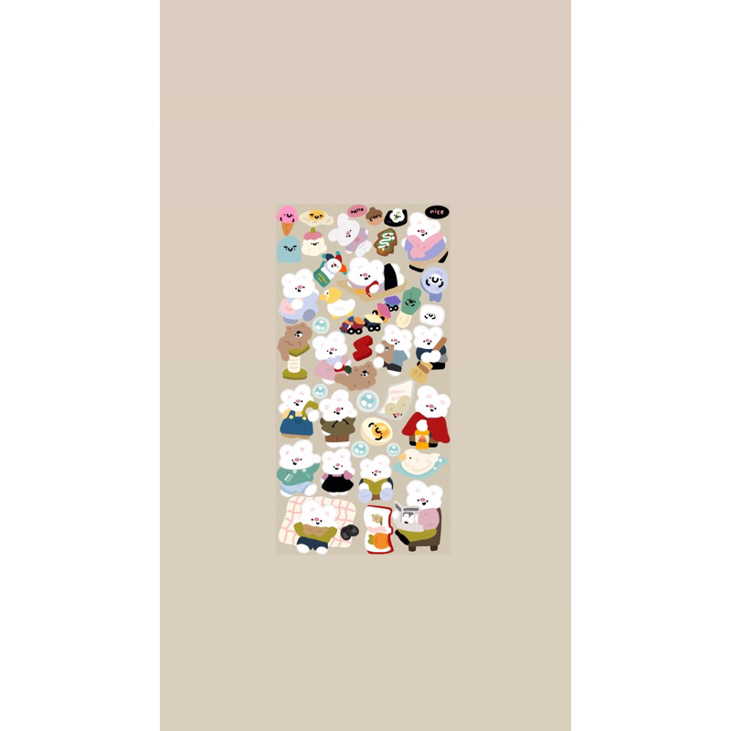 hình dán be nhạt- mayisbychan stickers