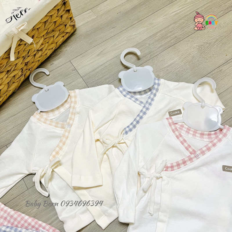 Cookie - Bộ cotton thu đông cúc lệch, mềm, êm an toàn cho bé COO23081