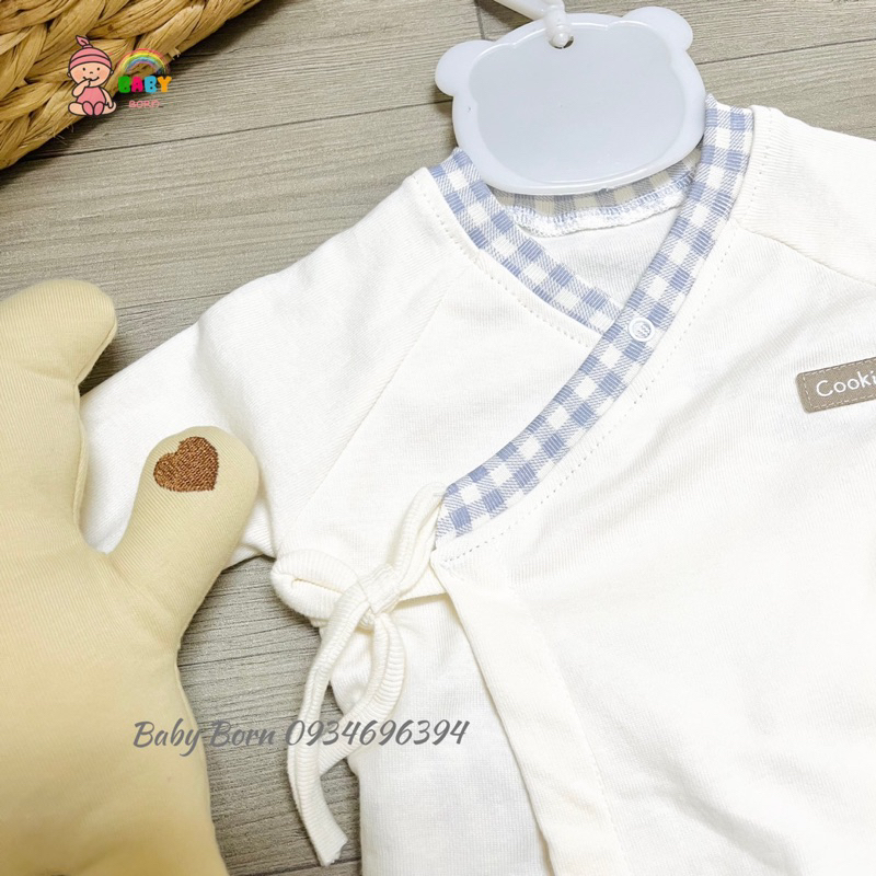Cookie - Bộ cotton thu đông cúc lệch, mềm, êm an toàn cho bé COO23081