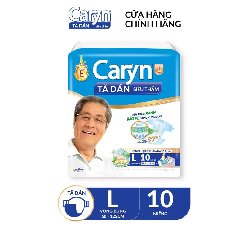 Tã dán Caryn L3/10 dùng cho mẹ sau sinh/người già