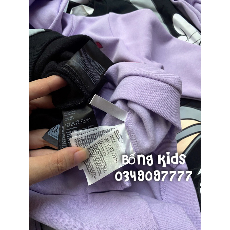 Áo Nỉ Bé Gái & Bé Trai In Hình HaM