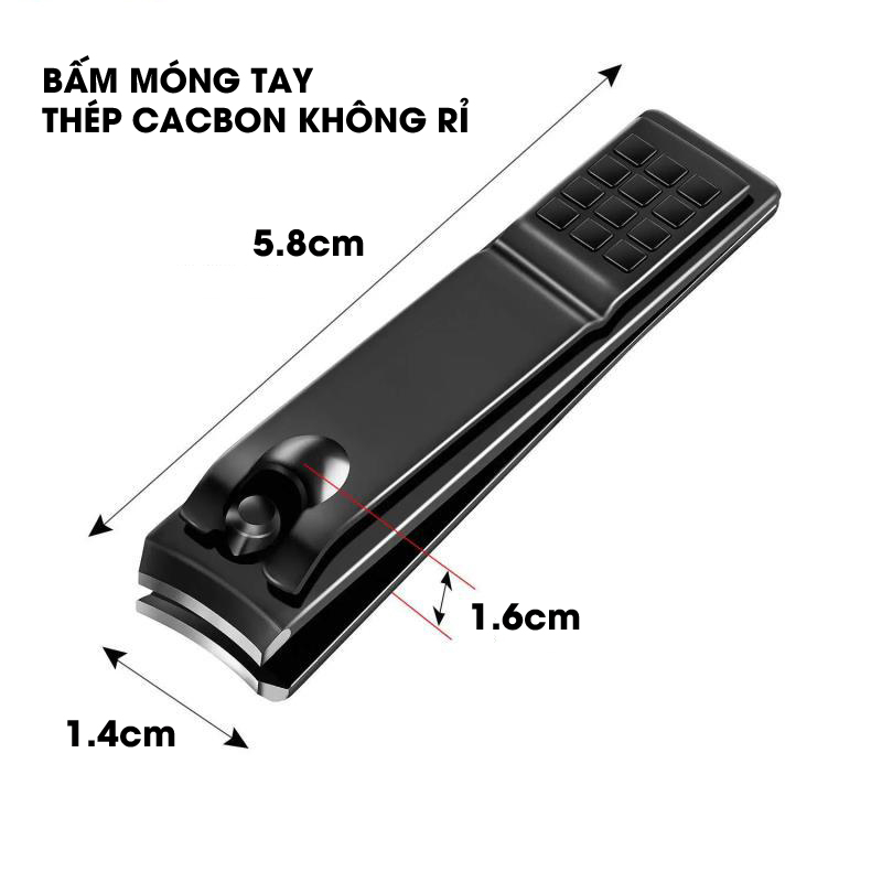 BẤM MÓNG TAY THÉP CACBON KHÔNG RỈ TIỆN LỢI, BẤM MÓNG TAY CẮT MÓNG TIỆN DỤNG.