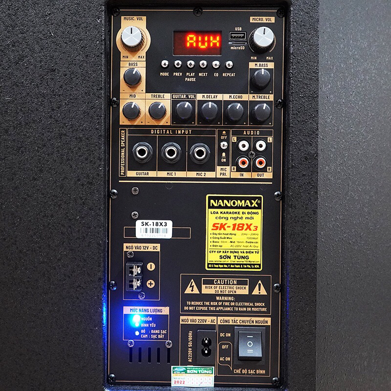 Loa Karaoke di động Nanomax SK-18X3