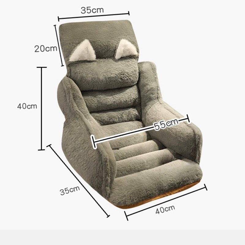 Nệm lót ngồi đệm kê lưng cho ghế văn phòng xe oto gối ôm sofa siêu to dày (Mã 01)