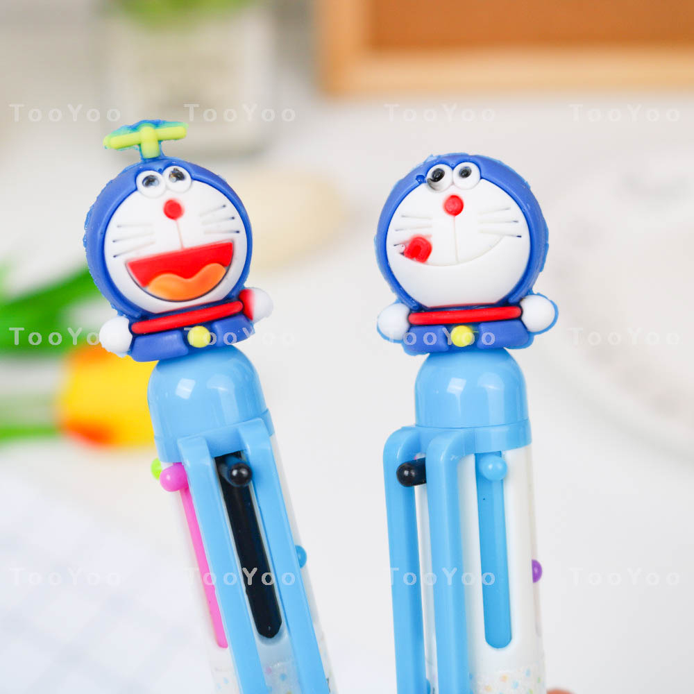 Bút bi 6 màu Doraemon dễ thương cute TooYoo BK00279