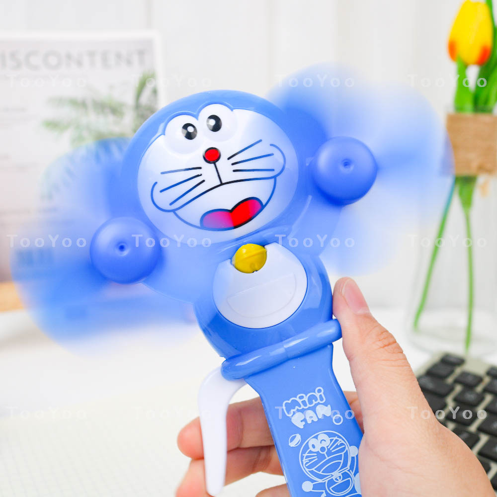 Quạt mini Doraemon bấm tay dễ thương cute TooYoo BK00294