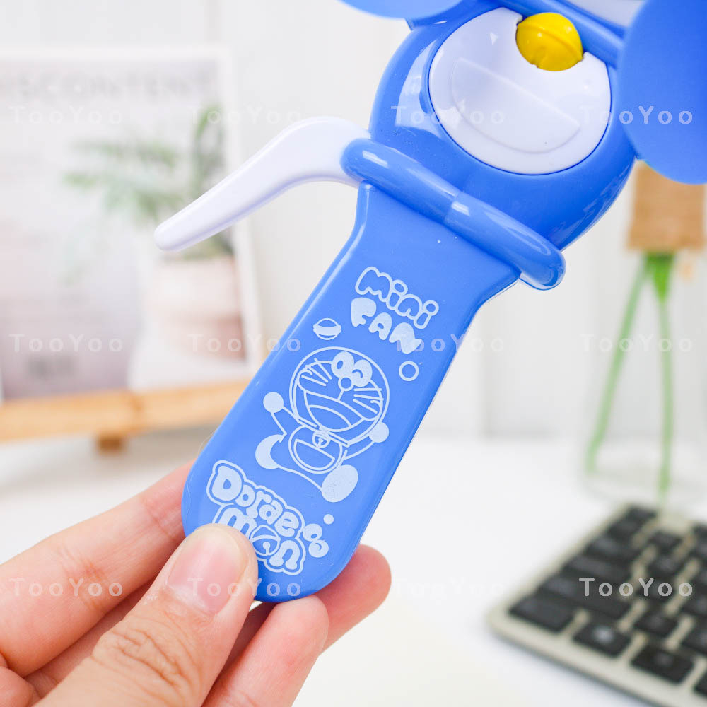 Quạt mini Doraemon bấm tay dễ thương cute TooYoo BK00294