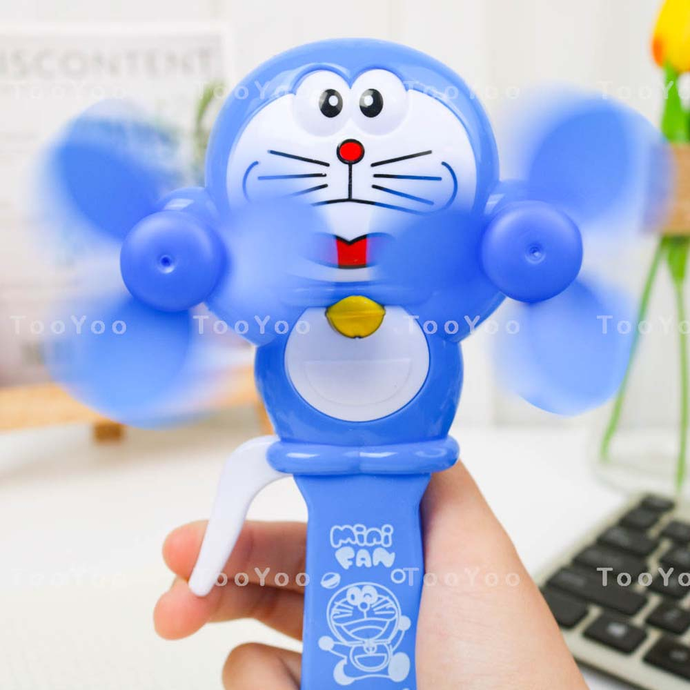 Quạt mini Doraemon bấm tay dễ thương cute TooYoo BK00294