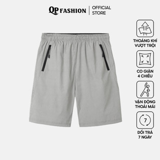  Quần đùi nam QP FASHION Quần thể thao chất vải xi cạp chun mềm mại co dãn vận động thoải mái - QP FASHION 