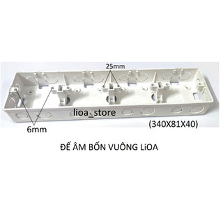 ĐẾ ÂM BỐN VUÔNG LiOA-LẮP CHÌM