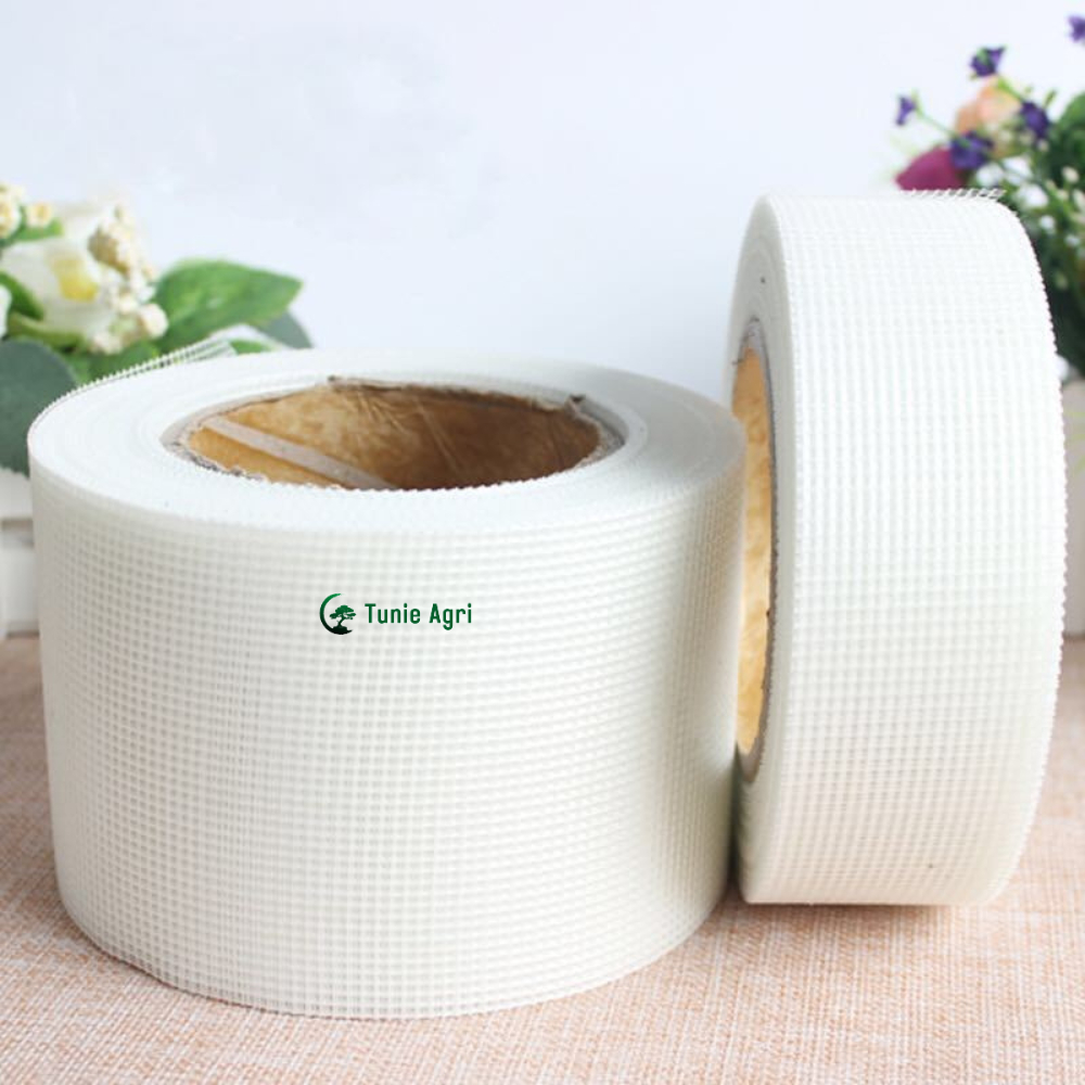 Cuộn Keo Lưới Dán Thạch Cao Miếng lưới dán Lót Chậu, Tránh Rơi Rớt Giá Thể Dài 30m