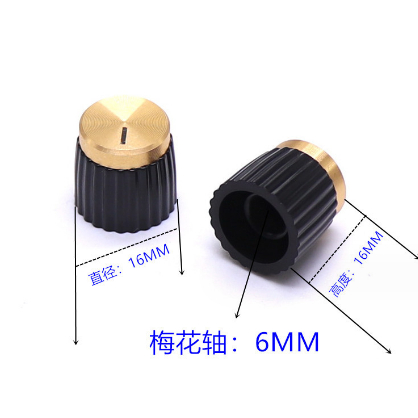 Núm volume Marshall mặt kim loại 20x16mm 16x16mm núm chiết áp cao cấp - L&T Shop