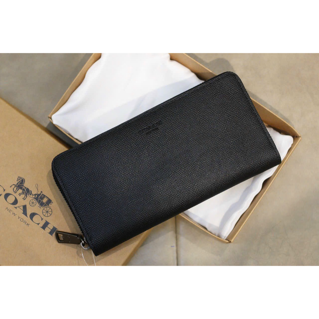 Ví dài Coach da thật hàng xuất dư