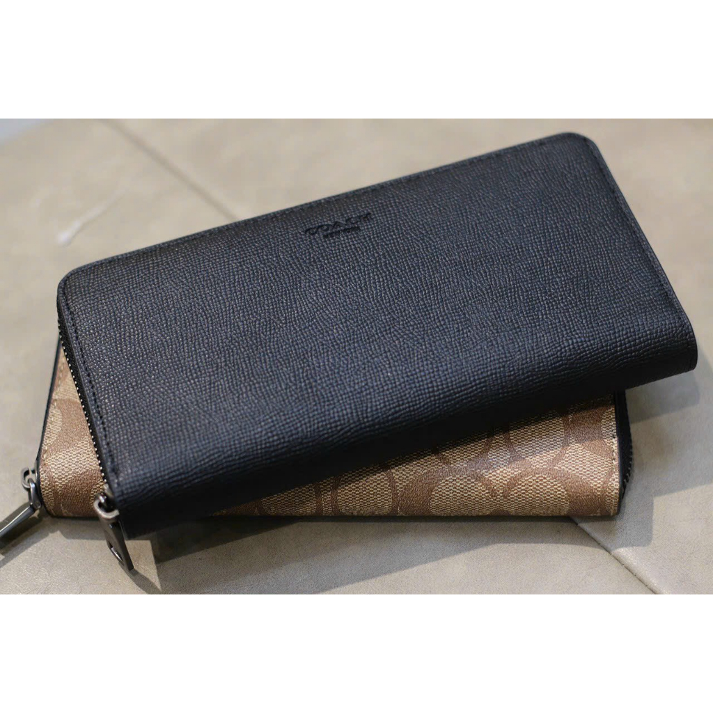 Ví dài Coach da thật hàng xuất dư