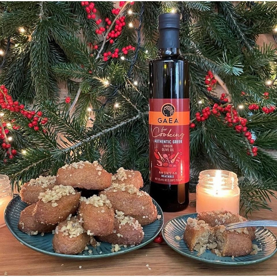 Dầu olive siêu nguyên chất hữu cơ/dành cho salad/dành cho nấu ăn nhãn hiệu GAEA 500ml - MUA 3 TẶNG 1