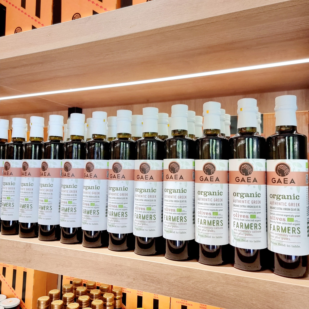 Dầu olive siêu nguyên chất hữu cơ/dành cho salad/dành cho nấu ăn nhãn hiệu GAEA 500ml - MUA 3 TẶNG 1