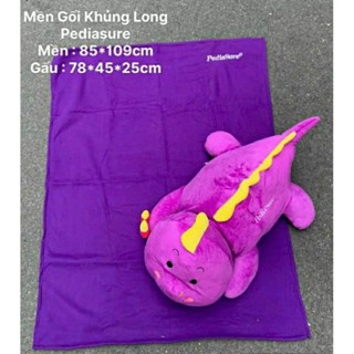 Bộ khủng long kèm mền pediasure cho bé