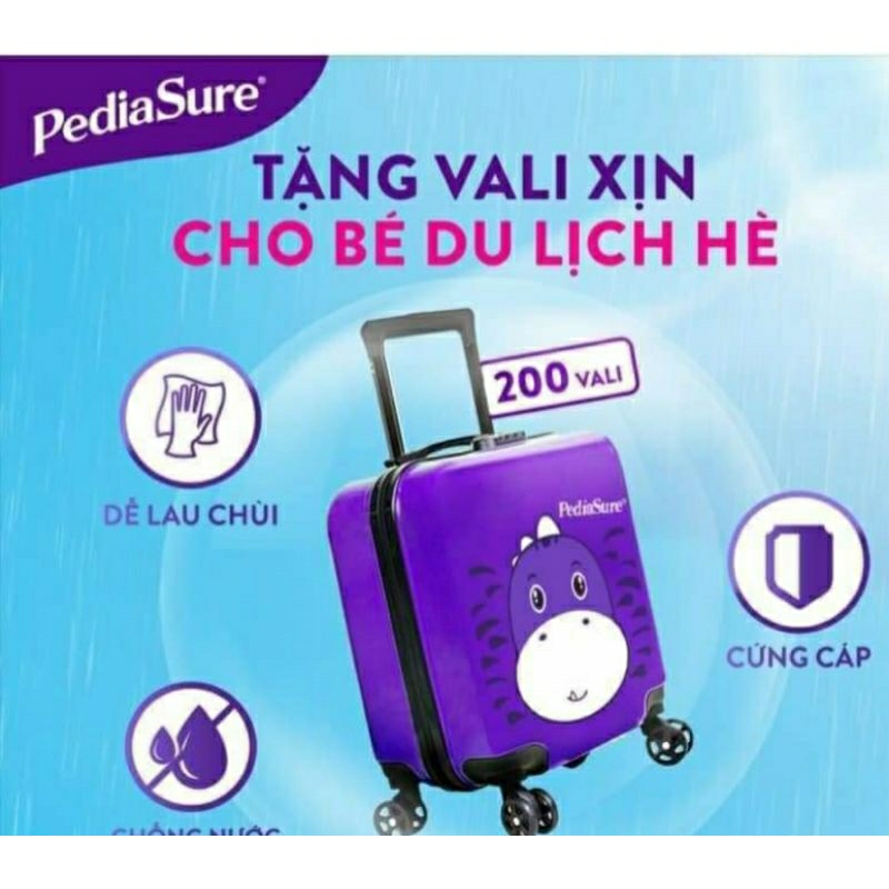 Vali kéo pediasure size 18 inch có mã khóa an toàn