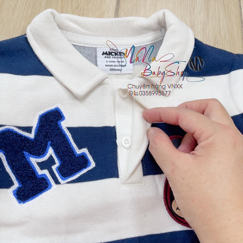Áo nỉ da cá disney
