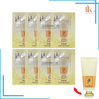 Gói Sữa Rửa Mặt Whoo Vàng Đông Y Hoàng Cung Facial Foam Cleanser Gói Sample 2Ml