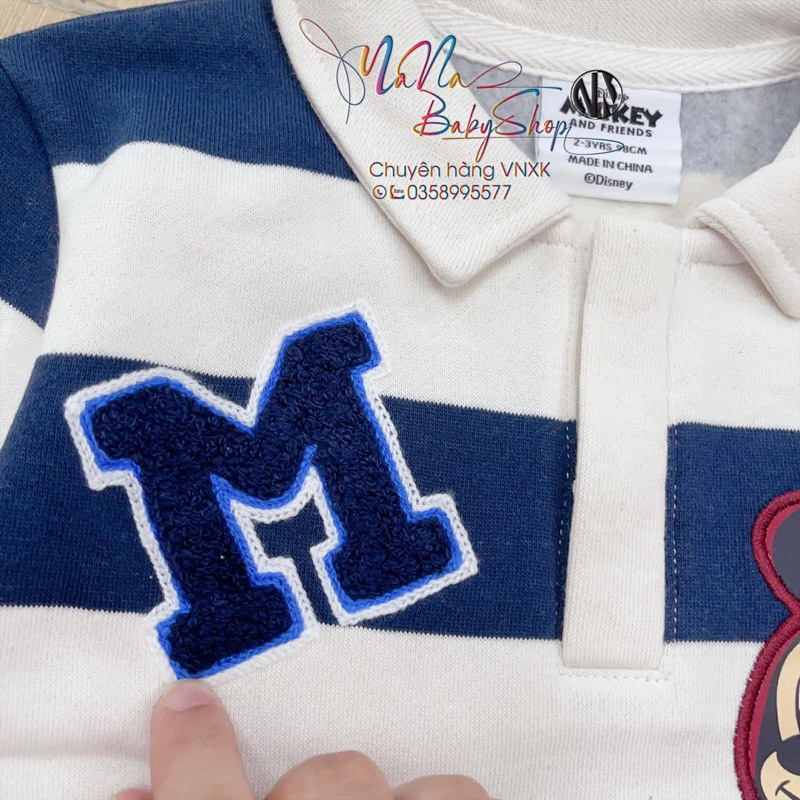 Áo nỉ da cá disney