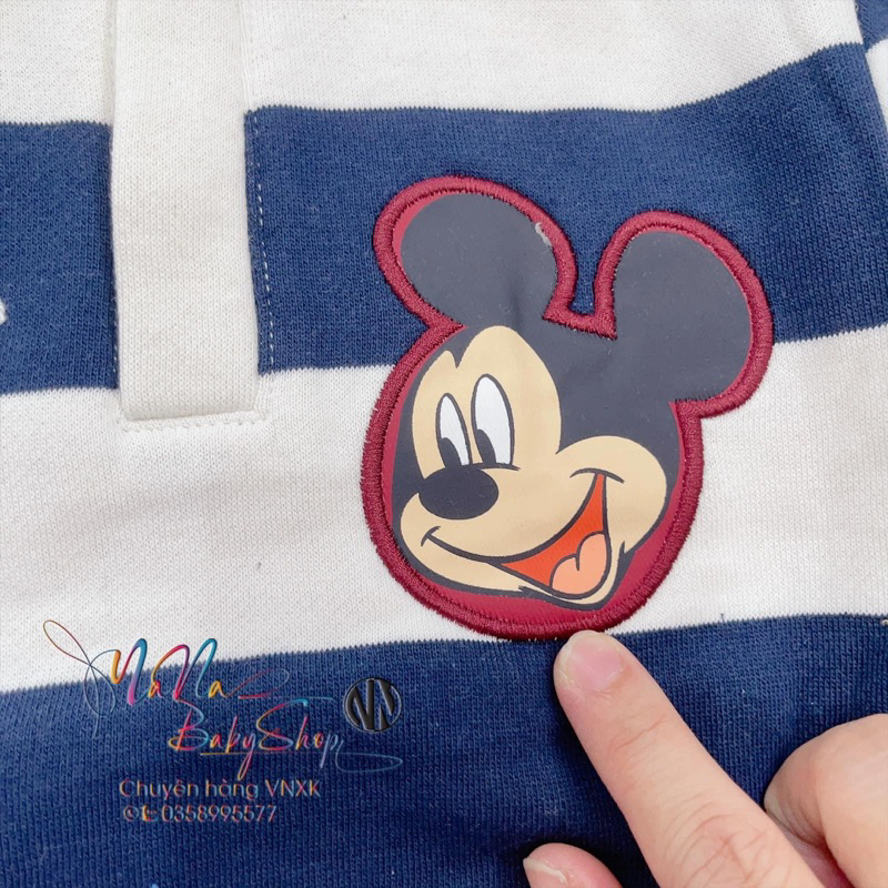 Áo nỉ da cá disney