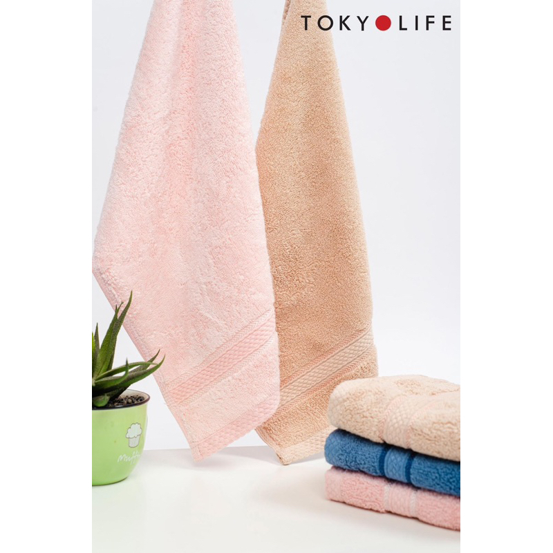Khăn Tắm- Khăn Mặt TokyoLife Chất Liệu Cotton Mềm Mại, Siêu Thấm Hút Chân Ái Cho Mọi Làn Da