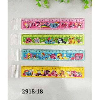 combo 10 cây thước 18-20cm- MÀU NGẪU NHIÊN MIX ĐỦ MÀU