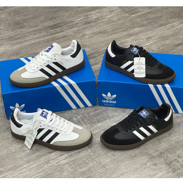 Sneaker Samba đế bệt 3 màu bản cao cấp