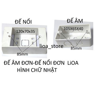 ĐẾ ÂM VÀ ĐẾ NỔI  CHỮ NHẬT LiOA