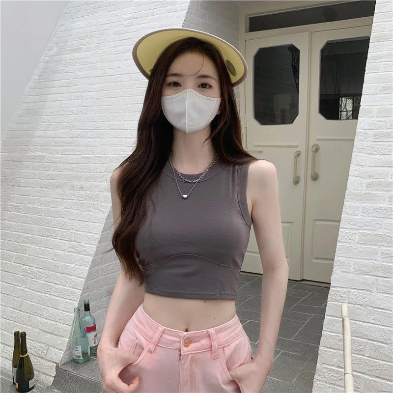 Áo Bra Nữ Thiết Kế Chiết Eo Cổ Tròn Có Mút Ngực Thời Trang Siêu Hot 1005