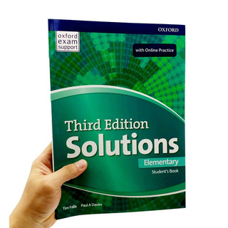 Sách - Solutions 3th Edition: Elementary: Student's Book And Online Practice Pack