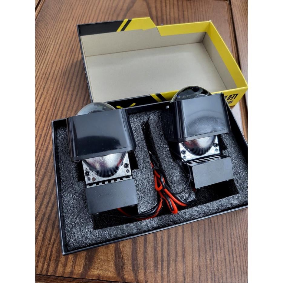 Bi Cầu Led Pha 1.5 inch - 45w Cắt Sáng Chống Chói Lắp Ô tô Xe Máy Bảo Hành 12 Tháng