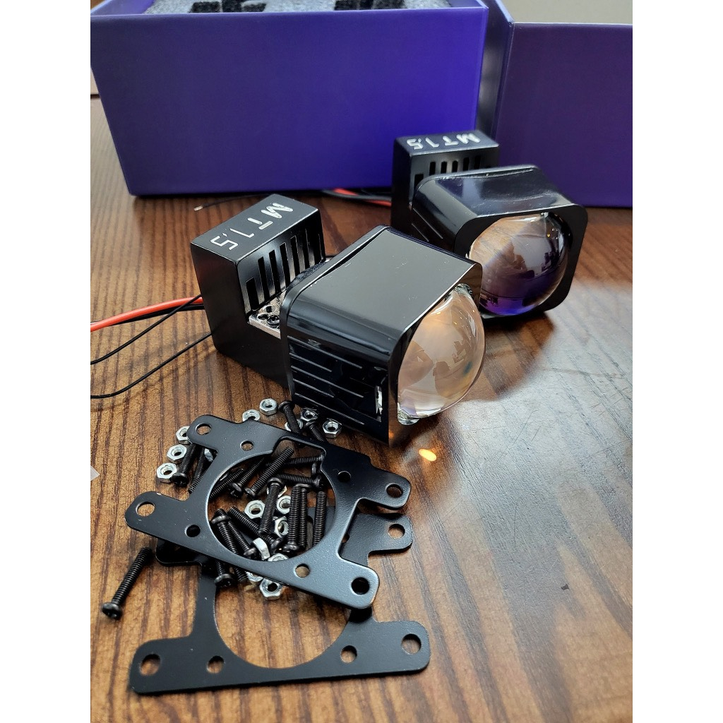 Bi Cầu Led Pha 1.5 inch - 45w Cắt Sáng Chống Chói Lắp Ô tô Xe Máy Bảo Hành 12 Tháng