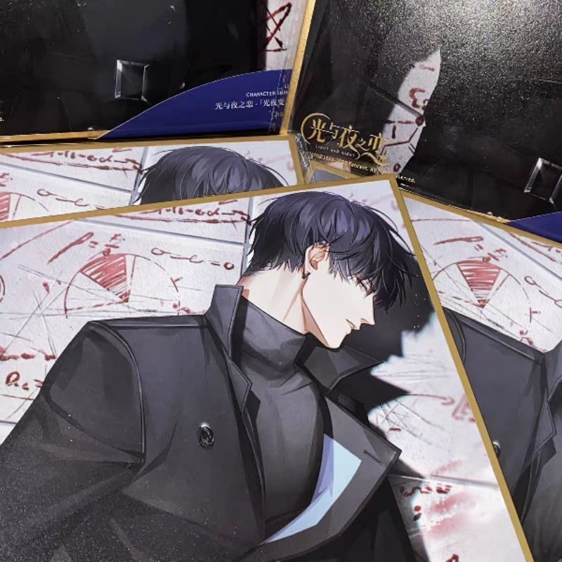 Ảnh Shikishi trưng bày sưu tầm game Quang Dữ Dạ Chi Luyến