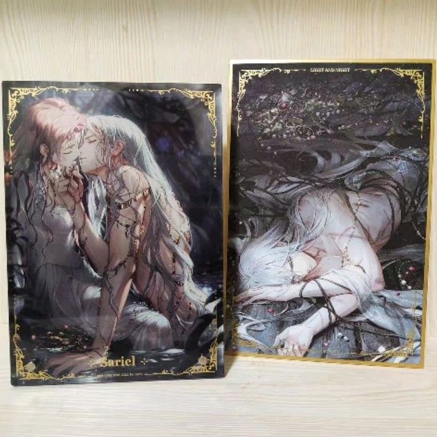 Ảnh Shikishi trưng bày sưu tầm game Quang Dữ Dạ Chi Luyến