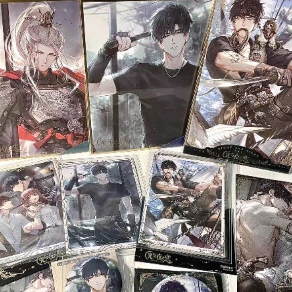 Ảnh Shikishi trưng bày sưu tầm game Quang Dữ Dạ Chi Luyến