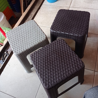 Combo 10 ghế cao đan mây