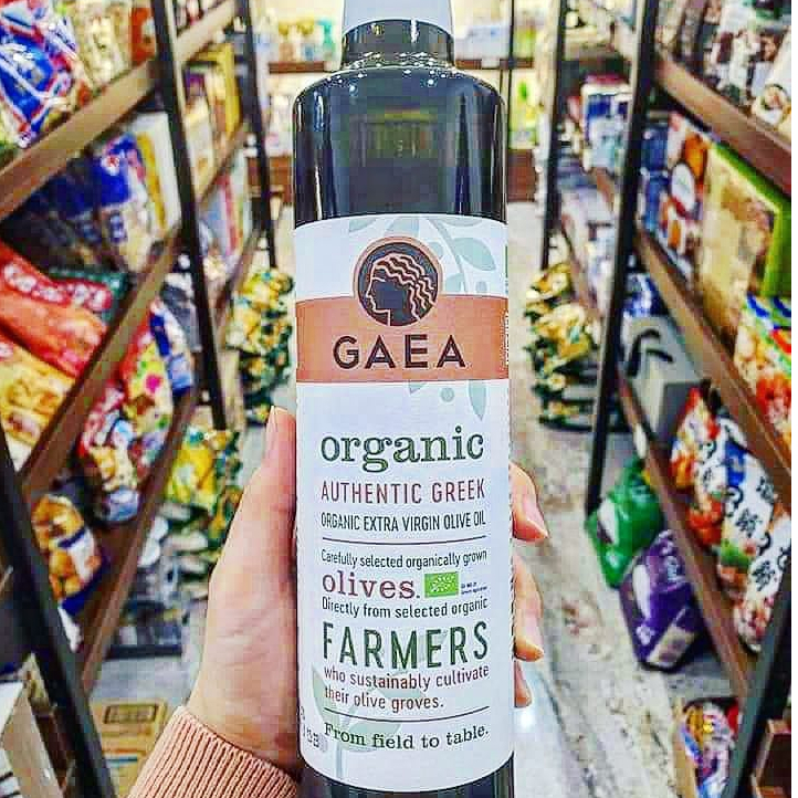 Dầu olive siêu nguyên chất hữu cơ/dành cho salad/dành cho nấu ăn nhãn hiệu GAEA 500ml - MUA 3 TẶNG 1