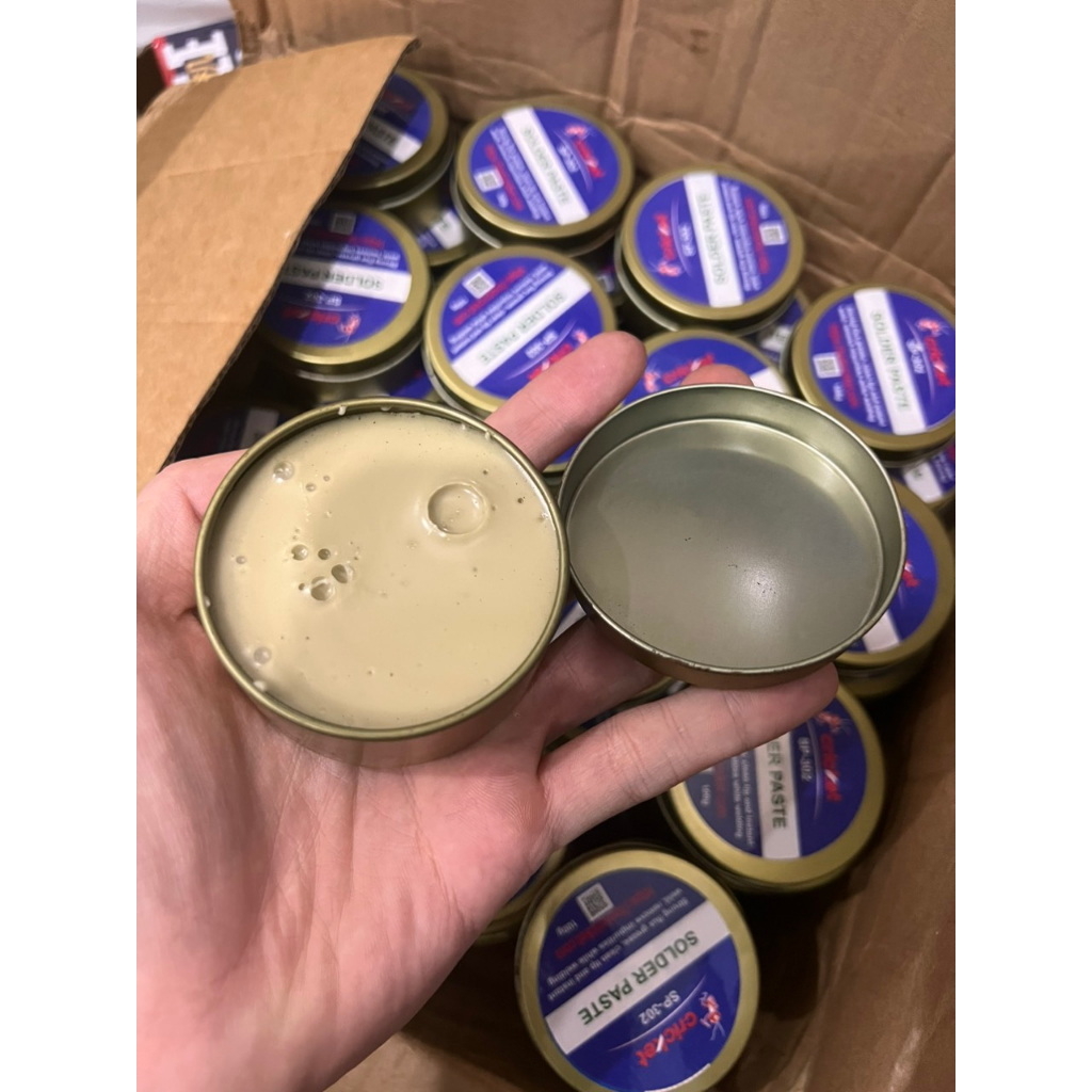Hộp 100g Keo mỡ trợ hàn Cricket bám hút