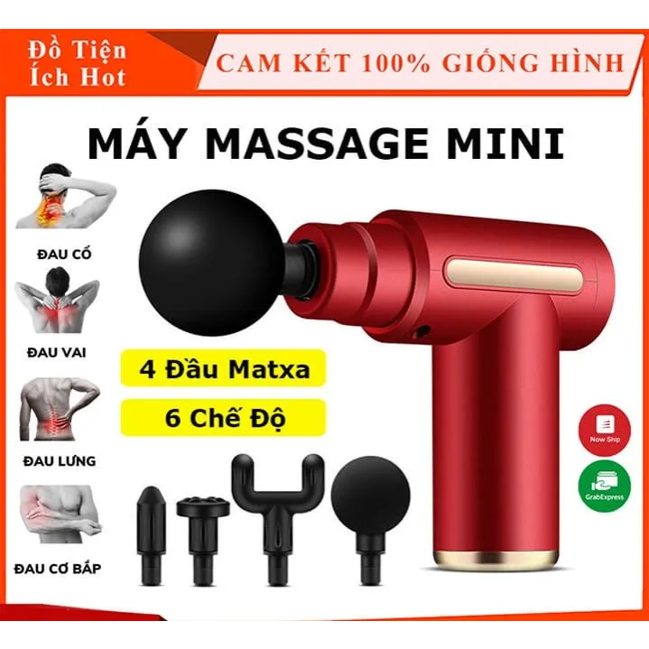 Máy Massage Cầm Tay Mini Đấm Lưng Máy Mát Xa Cổ Vai Gay Tiện Lợi Gọn Nhẹ OSK-802 - vòng matxa