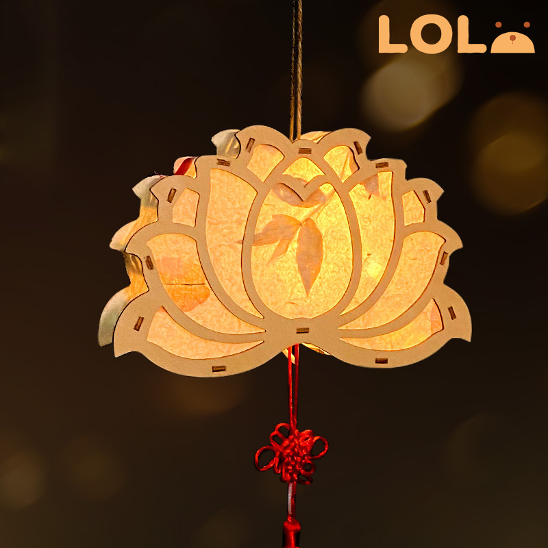 Đèn lồng trung thu - đèn led DIY cho em bé nhiều hình dáng decor trang trí nhà cửa concept Trung thu Tiệm Lô Lô DL01