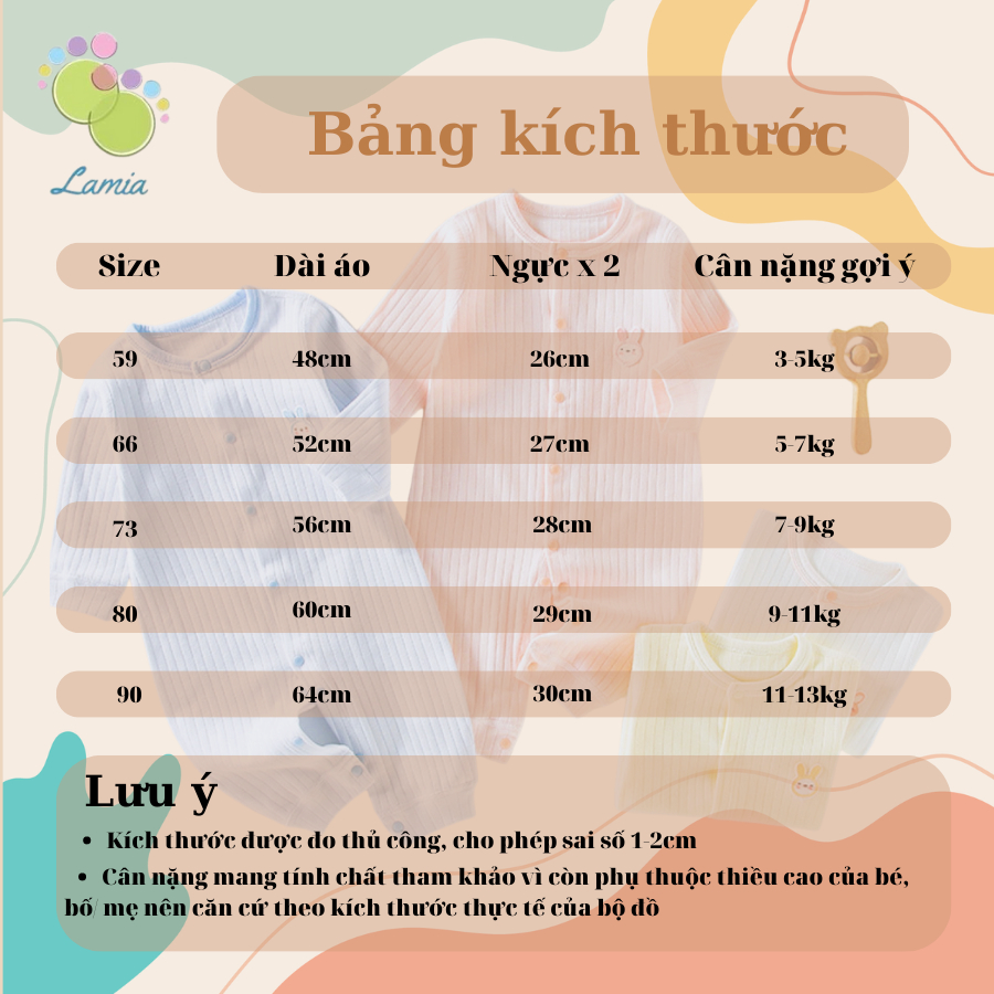 Sleepsuit thu đông, body dài tay cho bé trai bé gái sơ sinh 𝟎𝟕𝐁𝐃𝐃