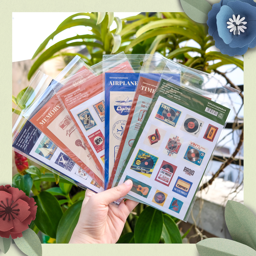 Bộ Sticker Retro