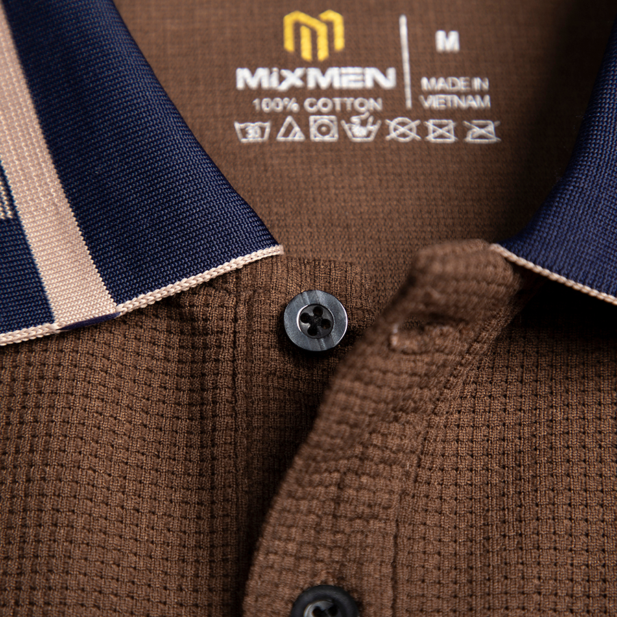 Áo Polo Rubi M-800 Nam MIXMEN Vải Tổ Ong Thiết Kế Cao Cấp Với Dòng Vải Độc Quyền Thoáng Khí, Logo Thêu Tạo Điểm Nhấn