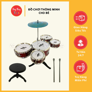 Bộ trống đồ chơi âm nhạc cho bé nhạc cụ trống Drum