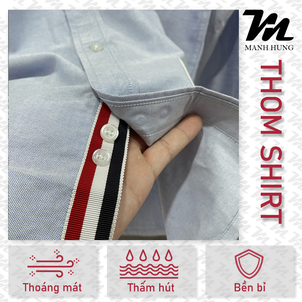 🏆  - Sơ Mi Thom - Check Ngực Viền Trong Áo- Vải Oxford Hottrend 2023 Hàng QC Chuẩn Hàng Loại 1 Mạnh Hùng Shop