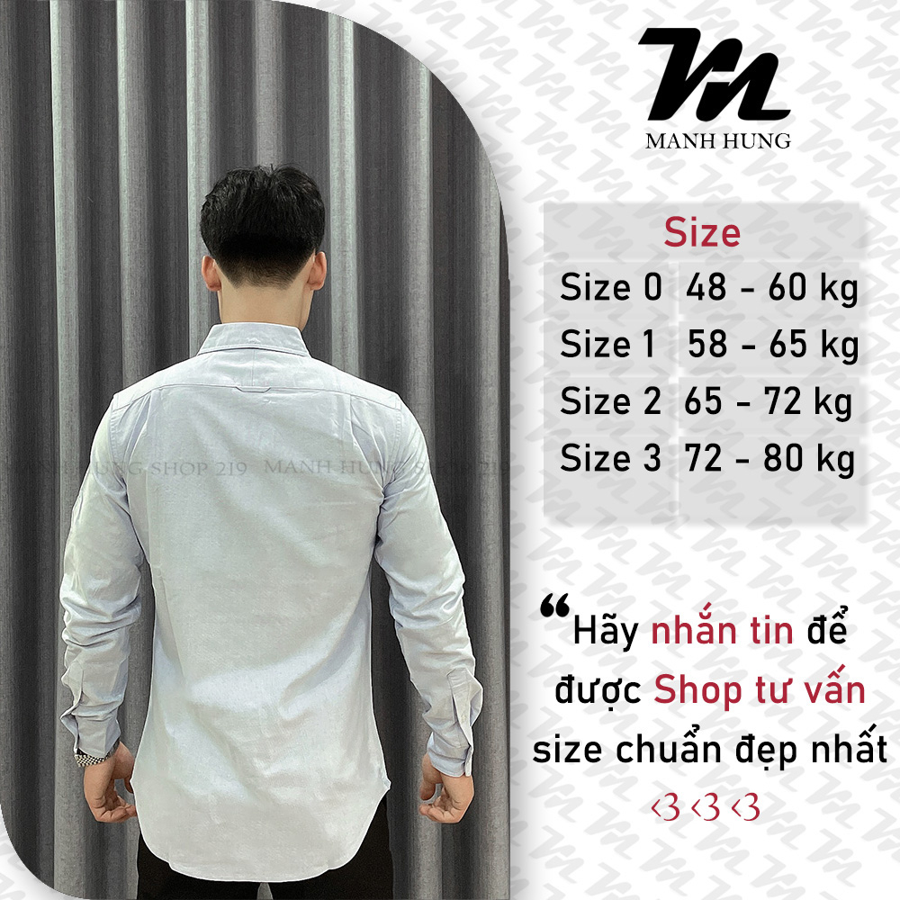 🏆  - Sơ Mi Thom - Check Ngực Viền Trong Áo- Vải Oxford Hottrend 2023 Hàng QC Chuẩn Hàng Loại 1 Mạnh Hùng Shop