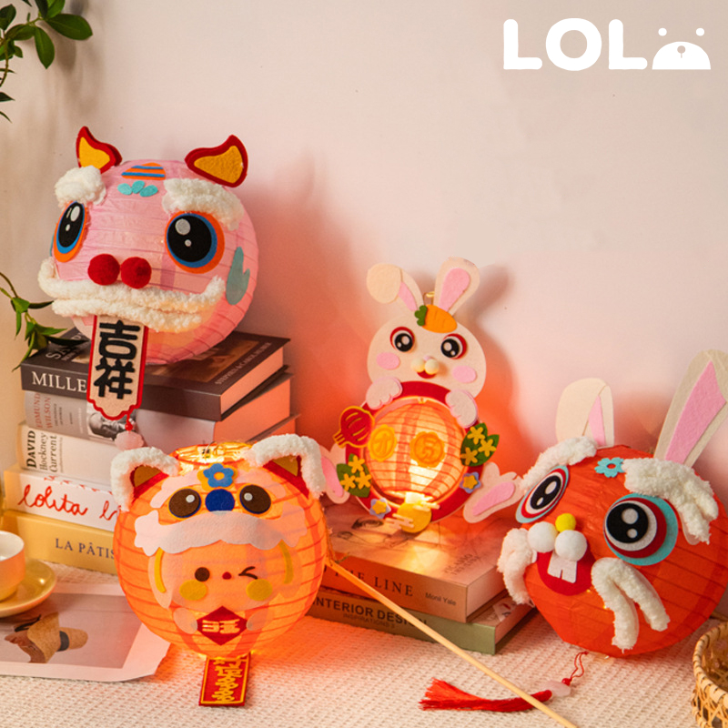 Đèn lồng Tết - đèn led DIY cho em bé nhiều hình dáng decor trang trí nhà cửa concept Tết Tiệm Lô Lô DL03