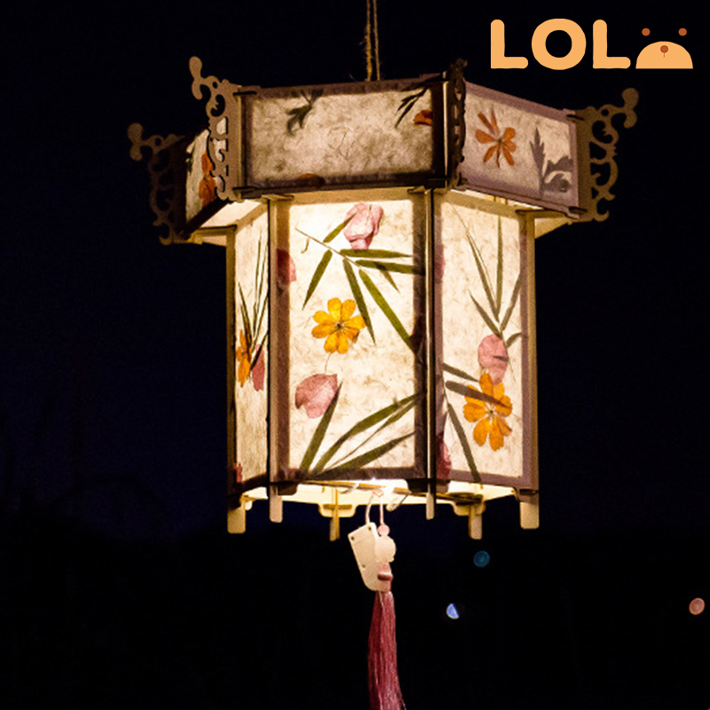 Đèn lồng trung thu - đèn led DIY cho em bé nhiều hình dáng decor trang trí nhà cửa concept Trung thu Tiệm Lô Lô DL01